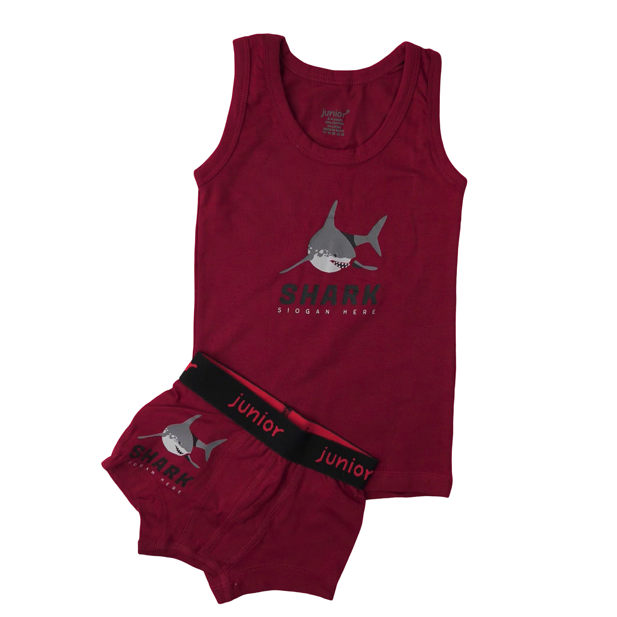 1712 Boys - printed underwear set + boxer