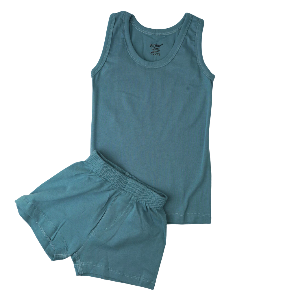 1718 Boys - solid underwear set + short