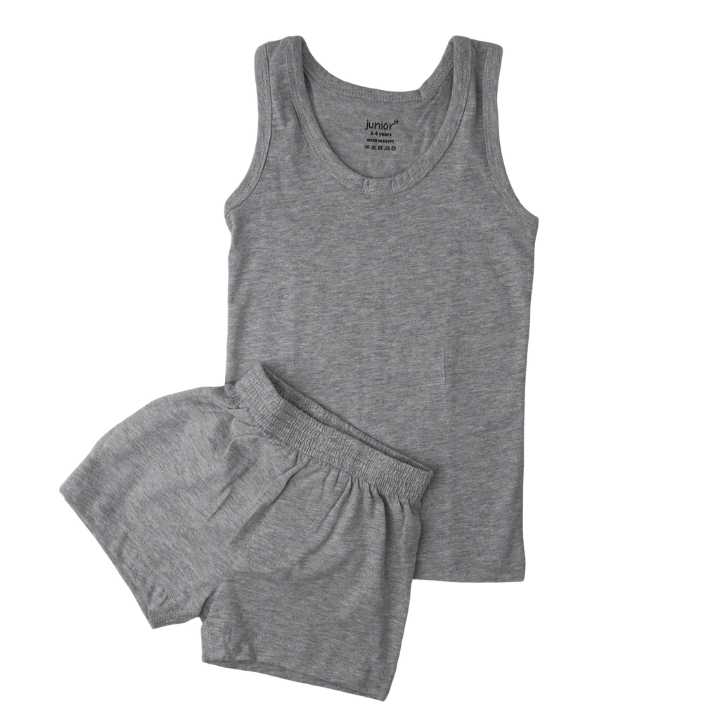 1718 Boys - solid underwear set + short