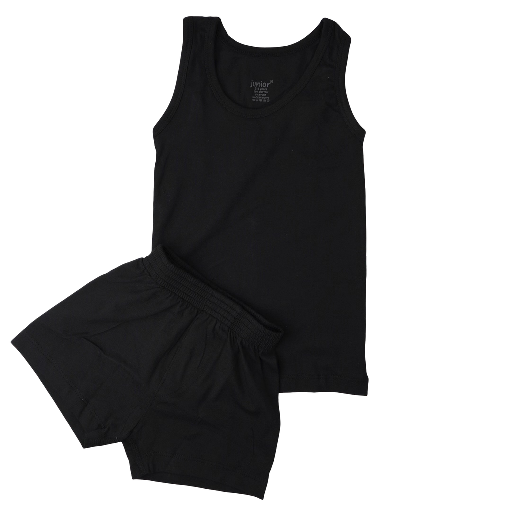 1718 Boys - solid underwear set + short