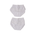 501 Baby White Panties For Girls 2 Pieces Per Pack