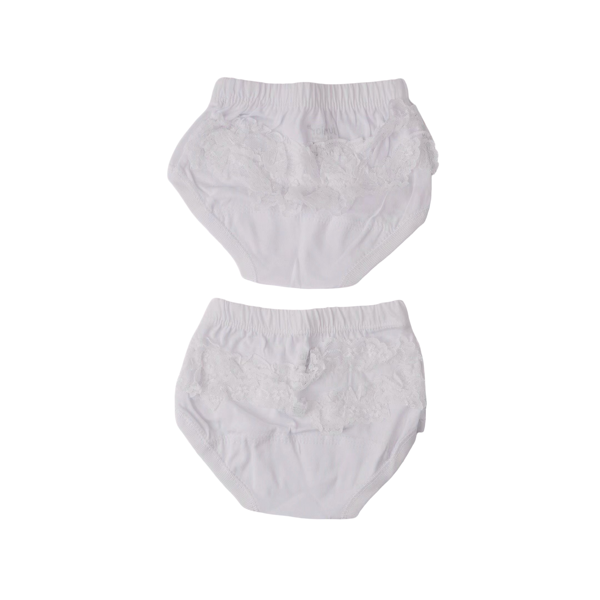 501 Baby White Panties For Girls 2 Pieces Per Pack