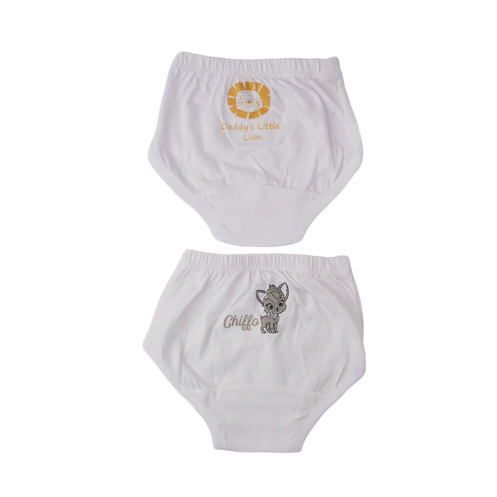 503 Baby White Panties For Girls 2 Pieces Per Pack