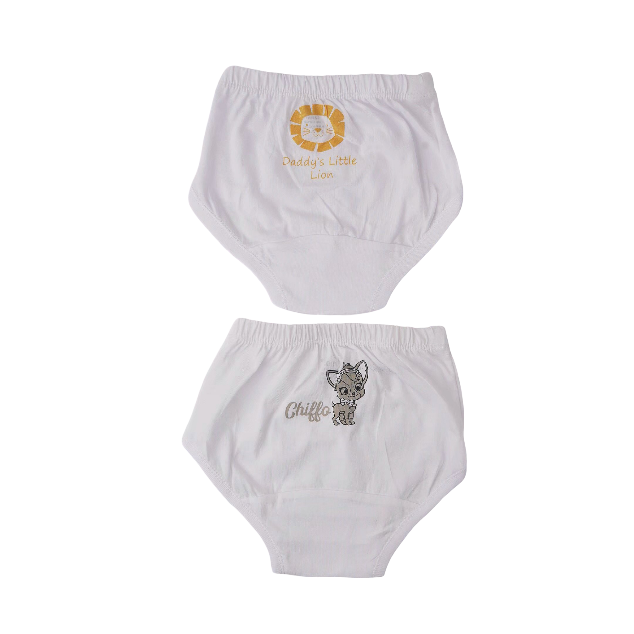 503 Baby White Panties For Girls 2 Pieces Per Pack