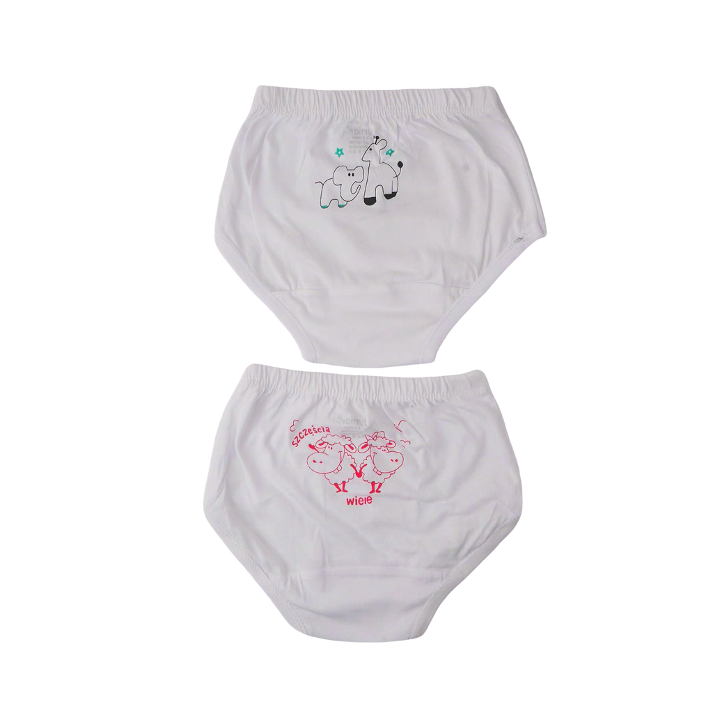 503 Baby White Panties For Girls 2 Pieces Per Pack