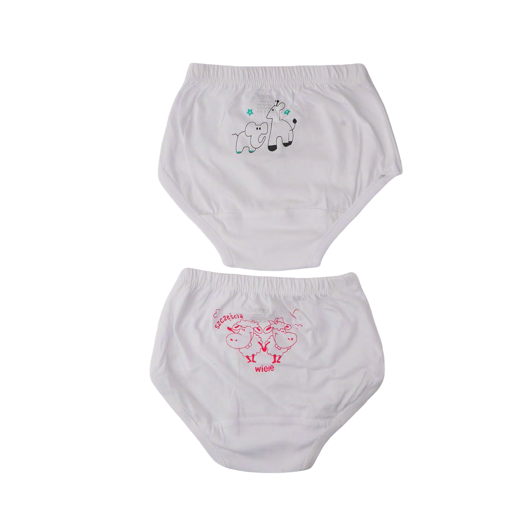 503 Baby White Panties For Girls 2 Pieces Per Pack
