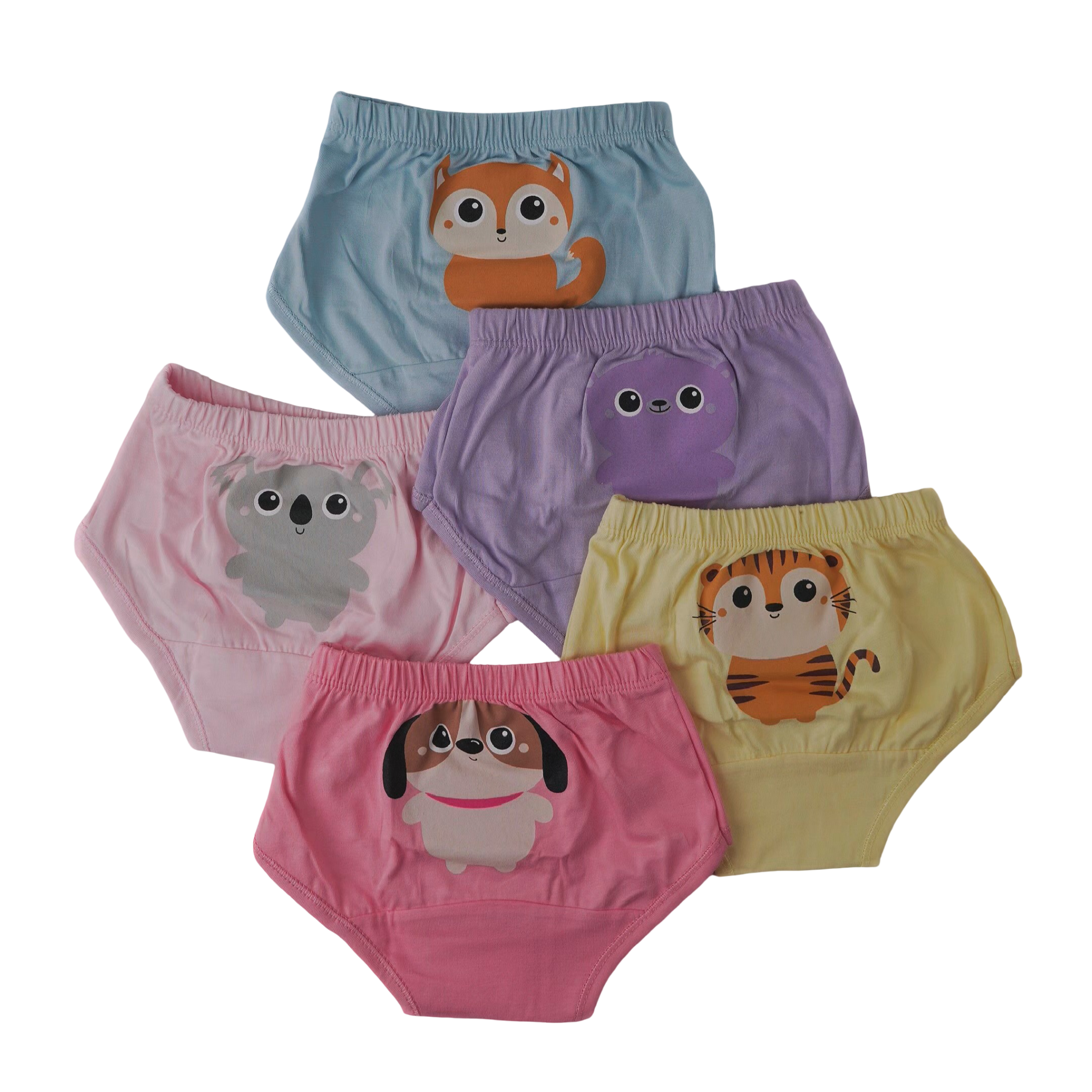 504 Baby panty printed cartoon For Girls