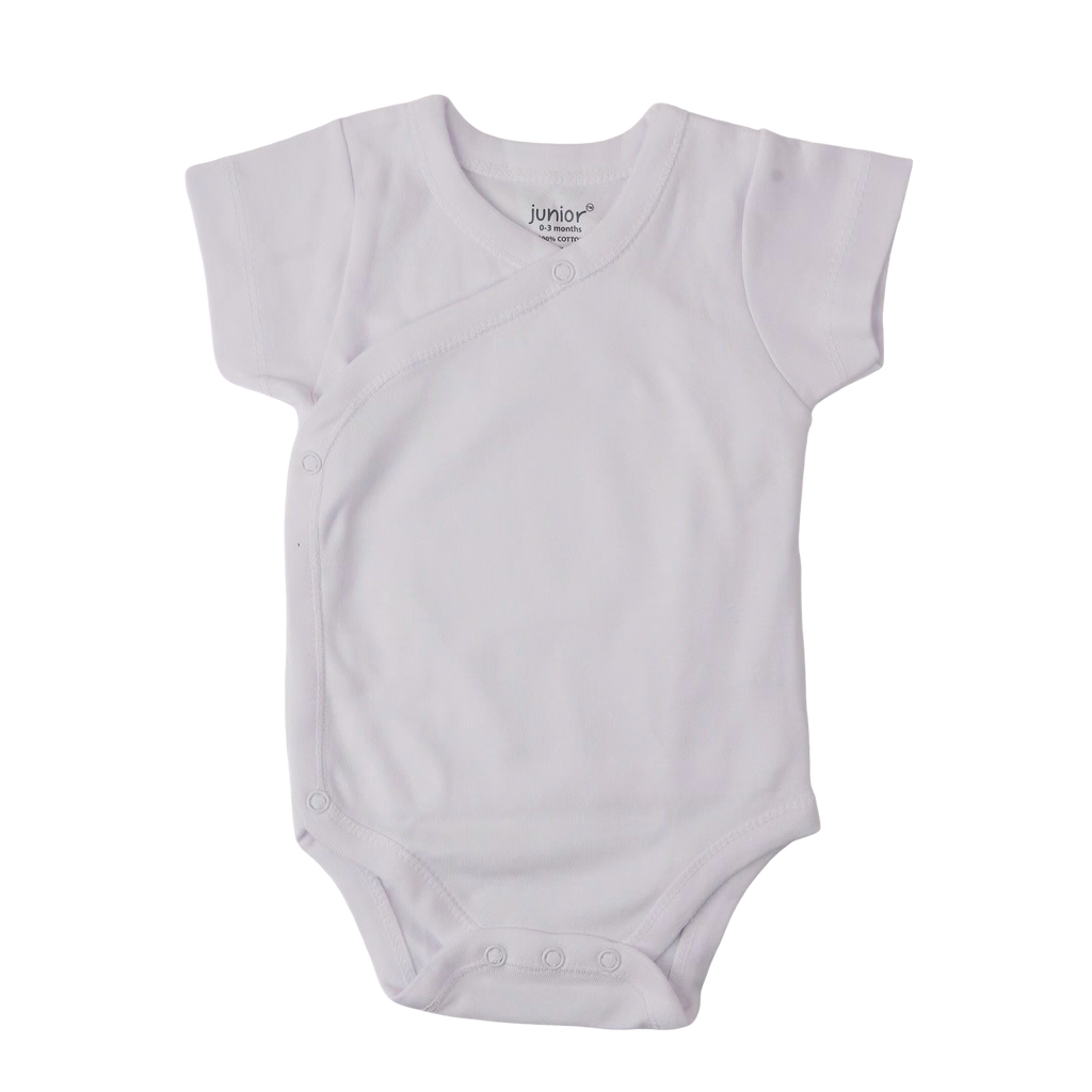 5301 - Junior - Baby - Kimono - Short Sleeve - White