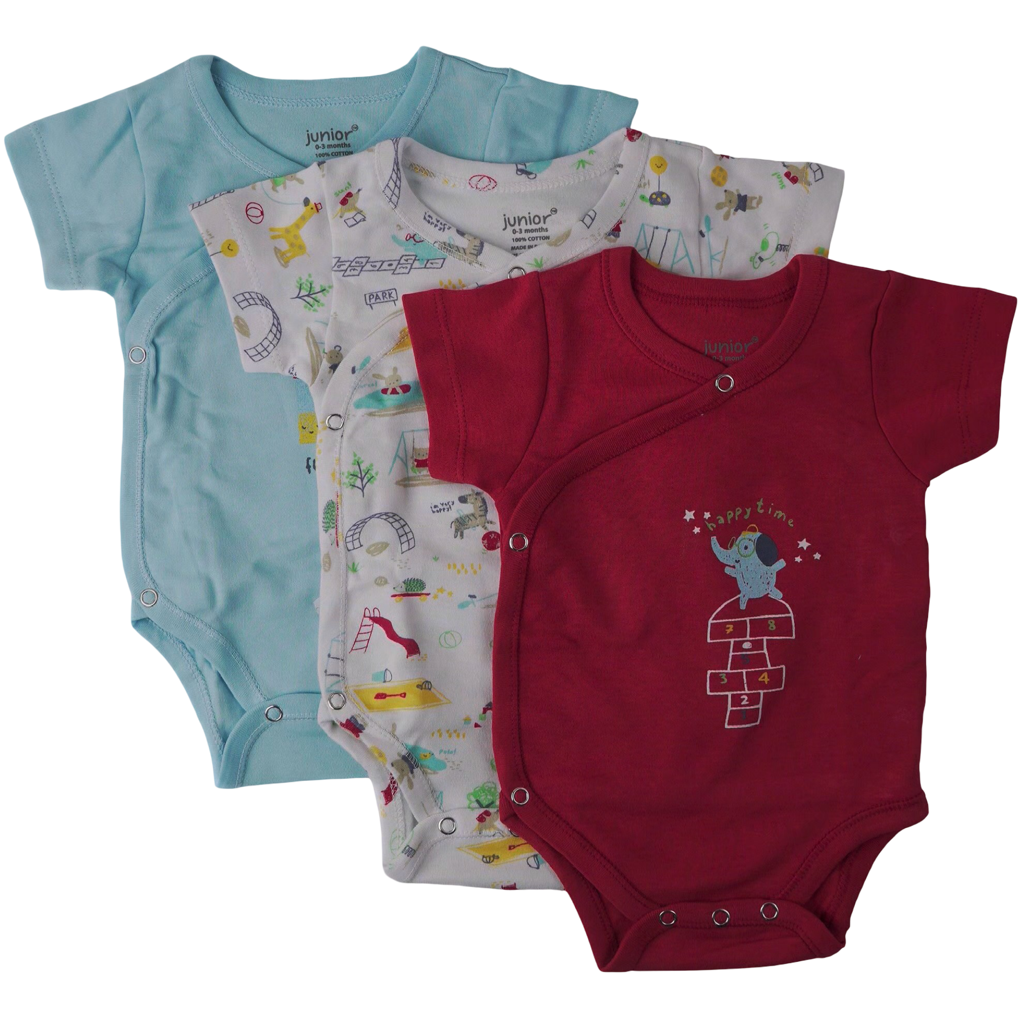 5305B kimono short sleeve -Boy 3 in 1 Printed