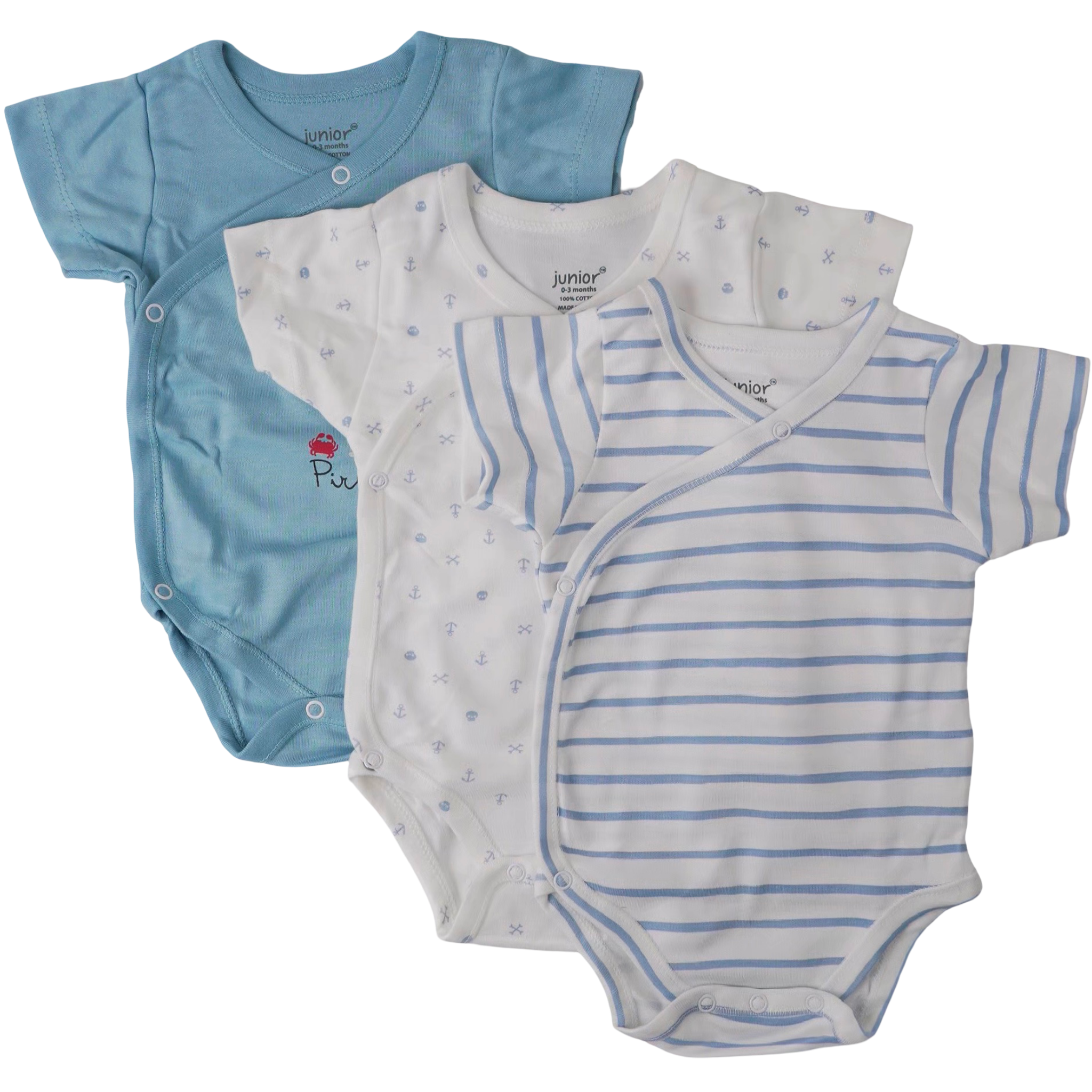 5305B kimono short sleeve -Boy 3 in 1 Printed