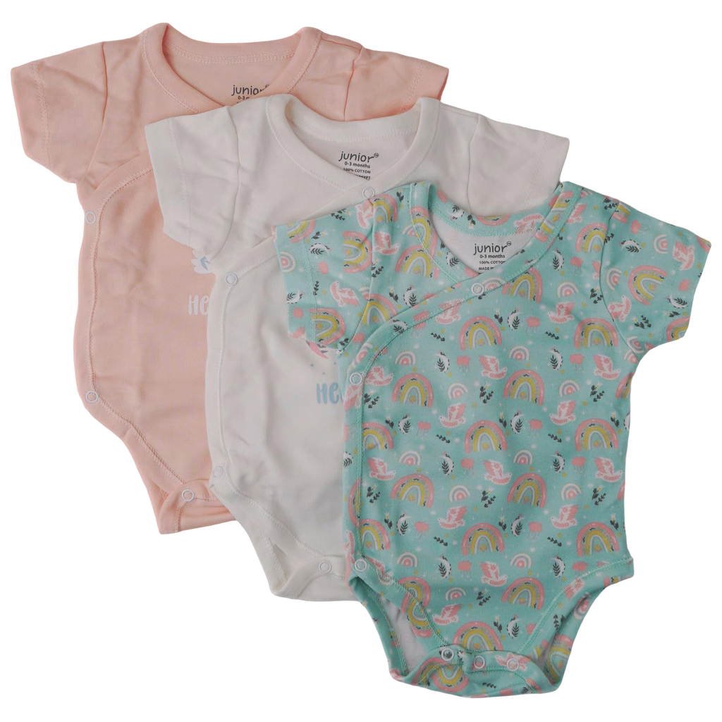 5305G kimono short sleeve -Girl 3 in 1 Printed