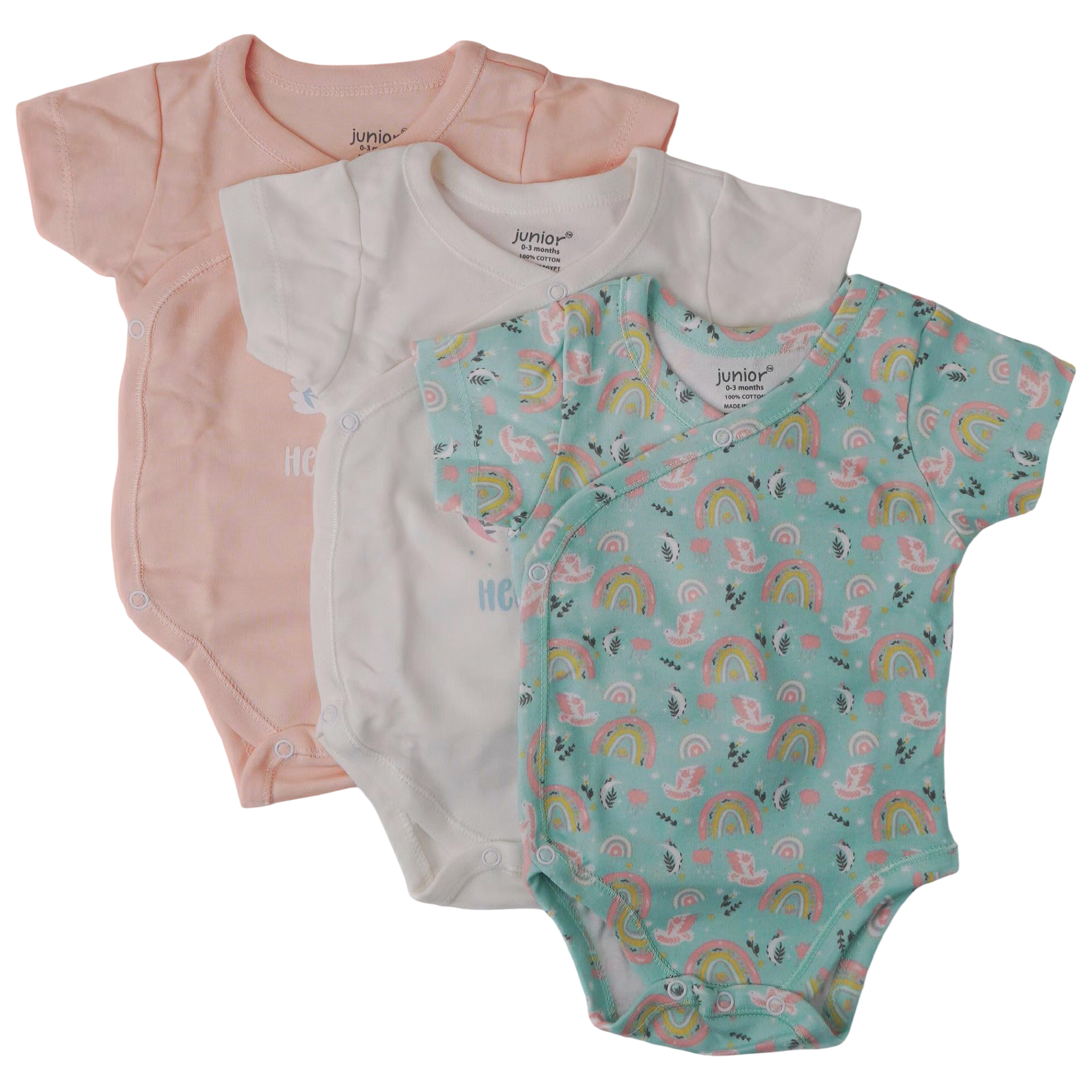 5305G kimono short sleeve -Girl 3 in 1 Printed