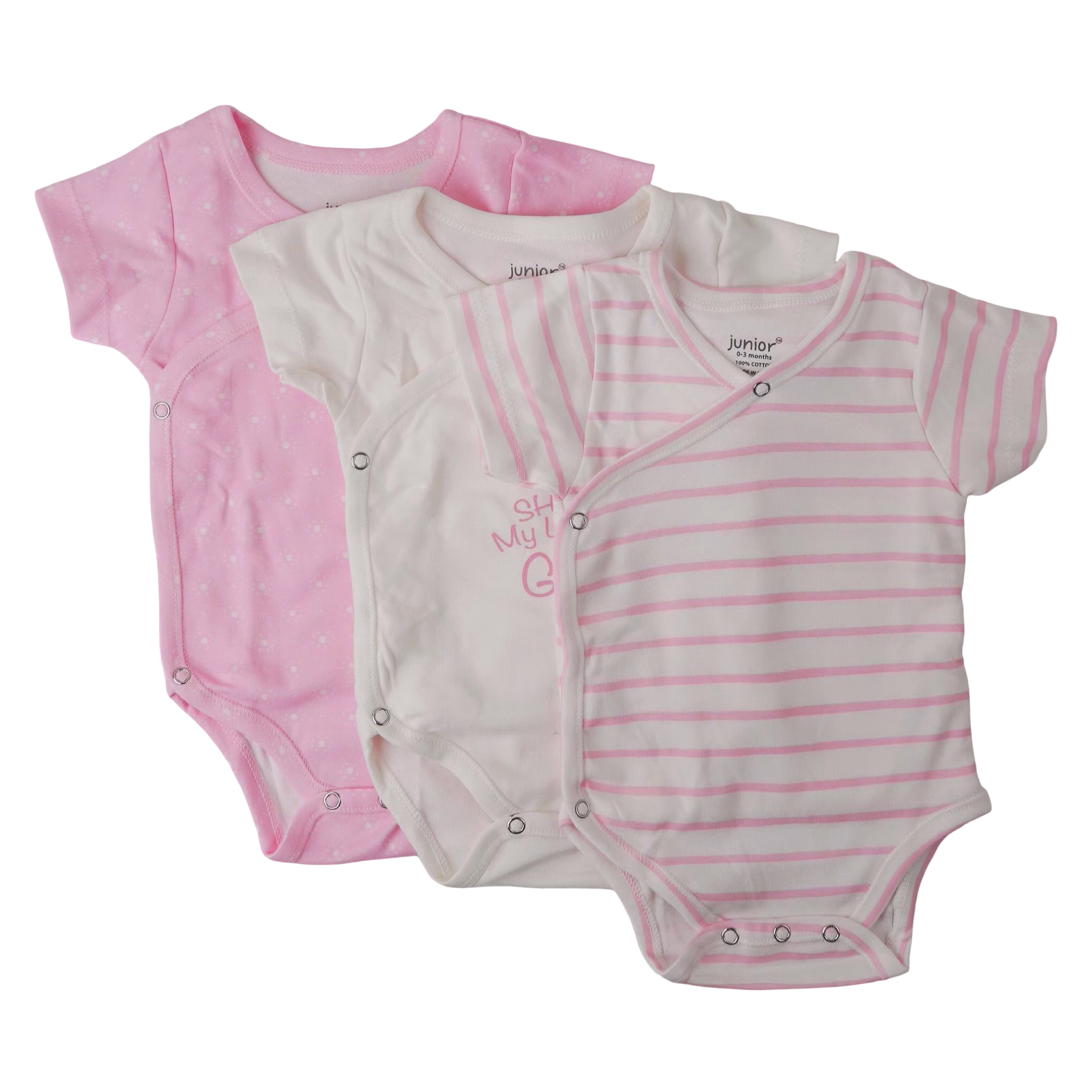 5305G kimono short sleeve -Girl 3 in 1 Printed