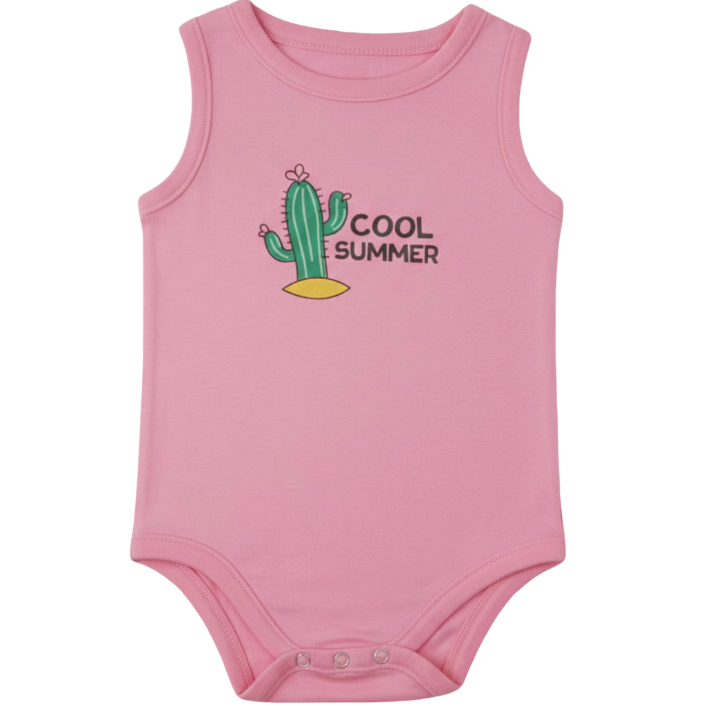 7201 baby Body suite sleeveless printed P*1