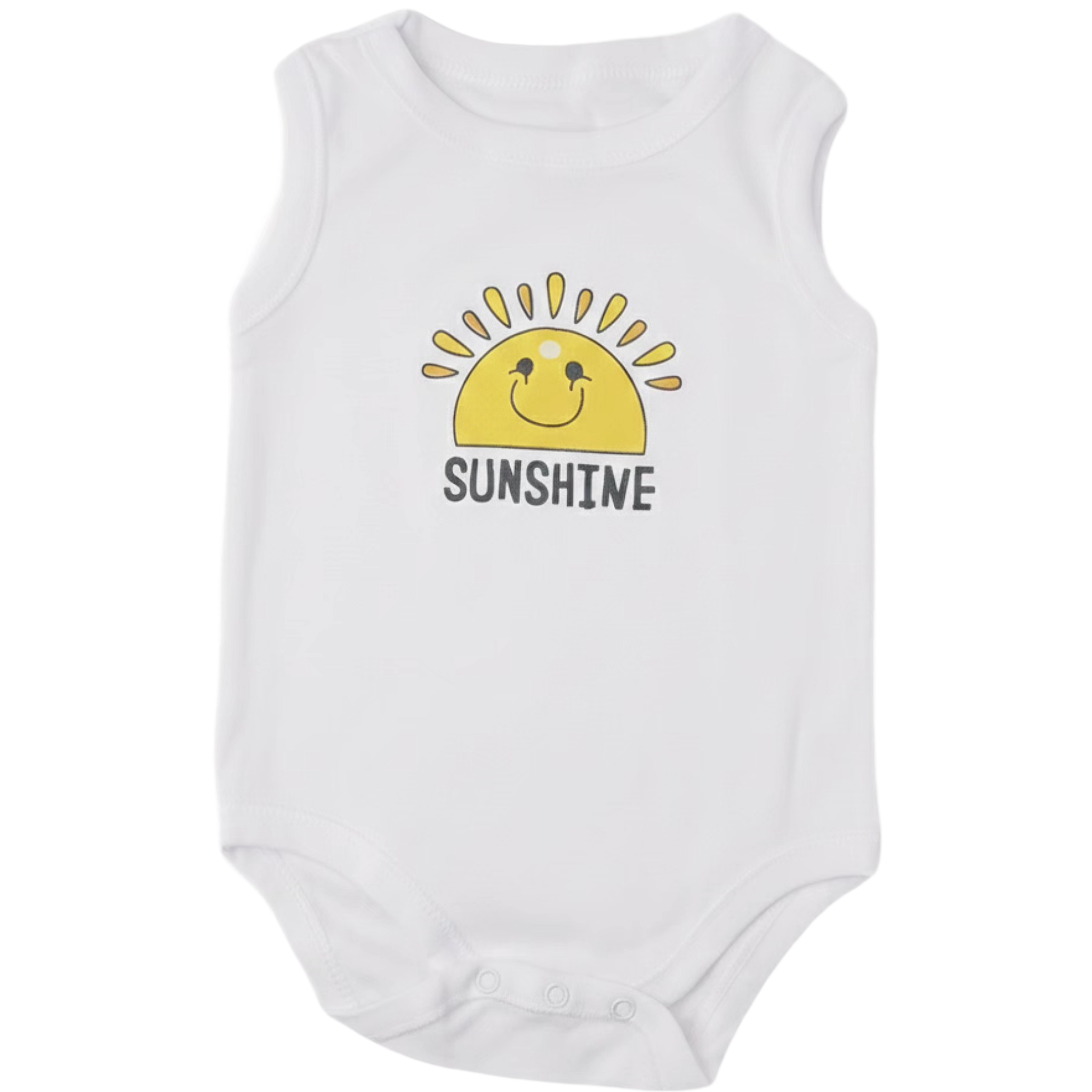 7202 Body suite sleeveless printed  P*1