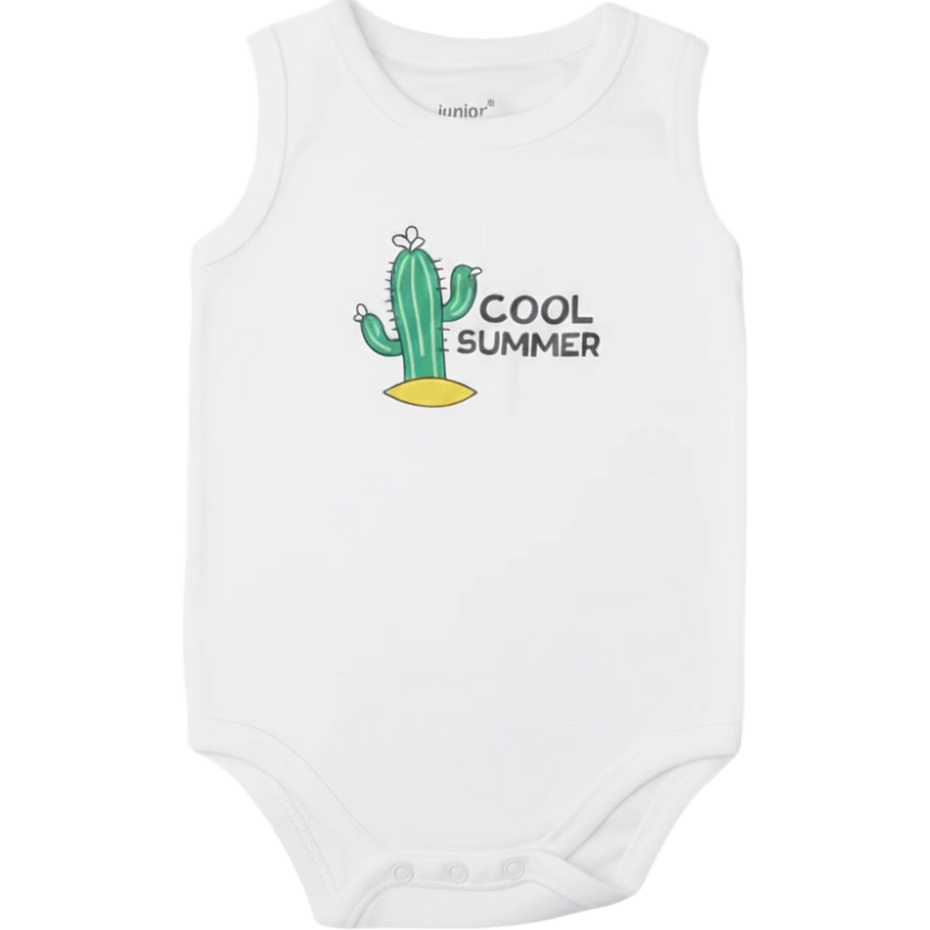7202 Body suite sleeveless printed  P*1