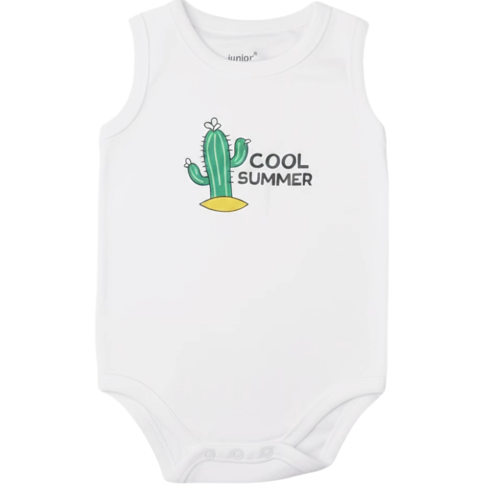 7202 Body suite sleeveless printed  P*1