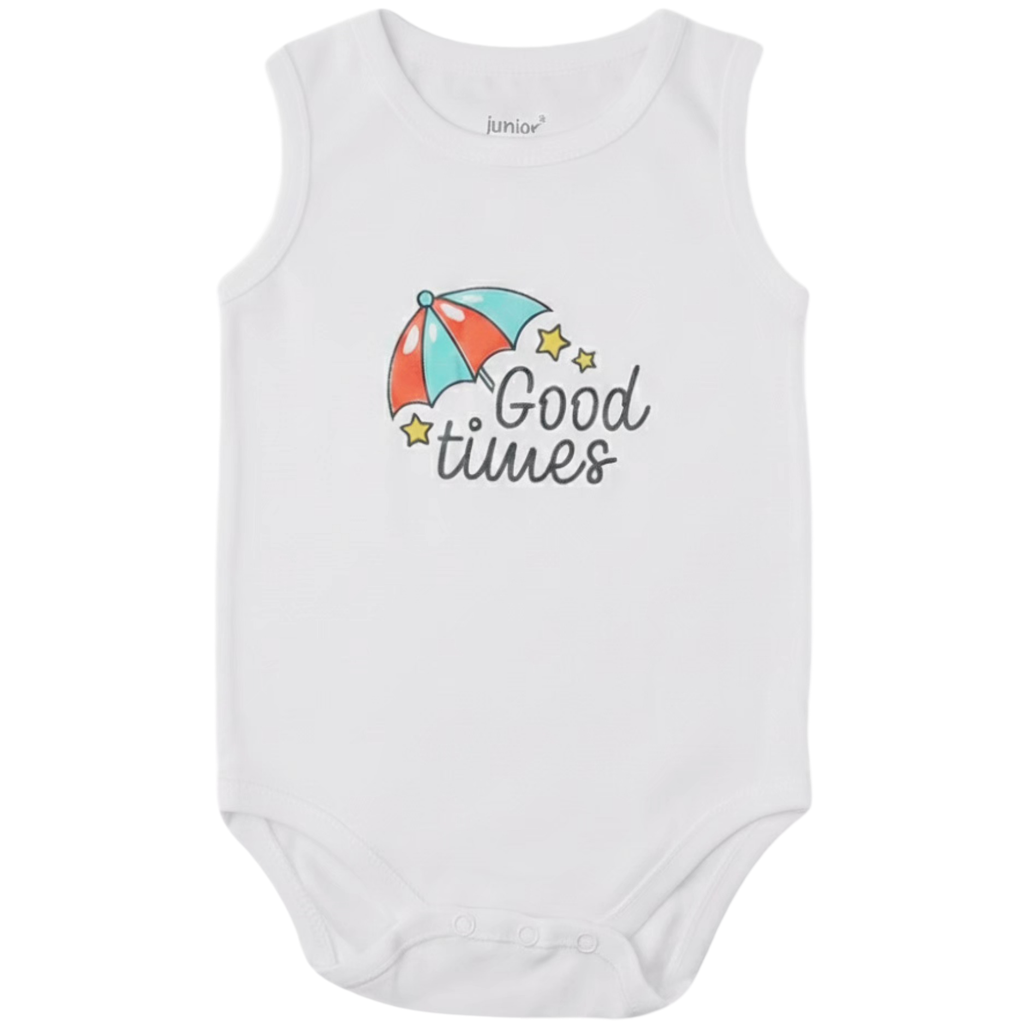 7202 Body suite sleeveless printed  P*1