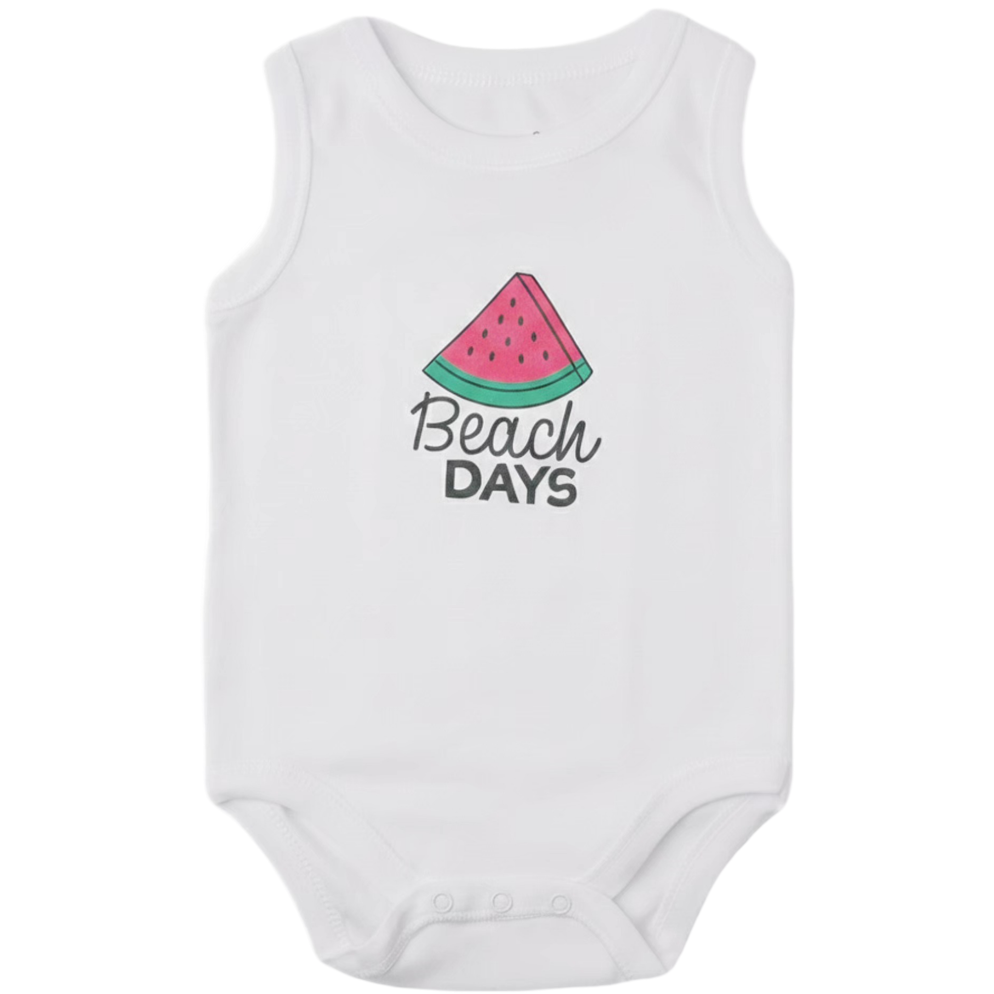 7202 Body suite sleeveless printed  P*1