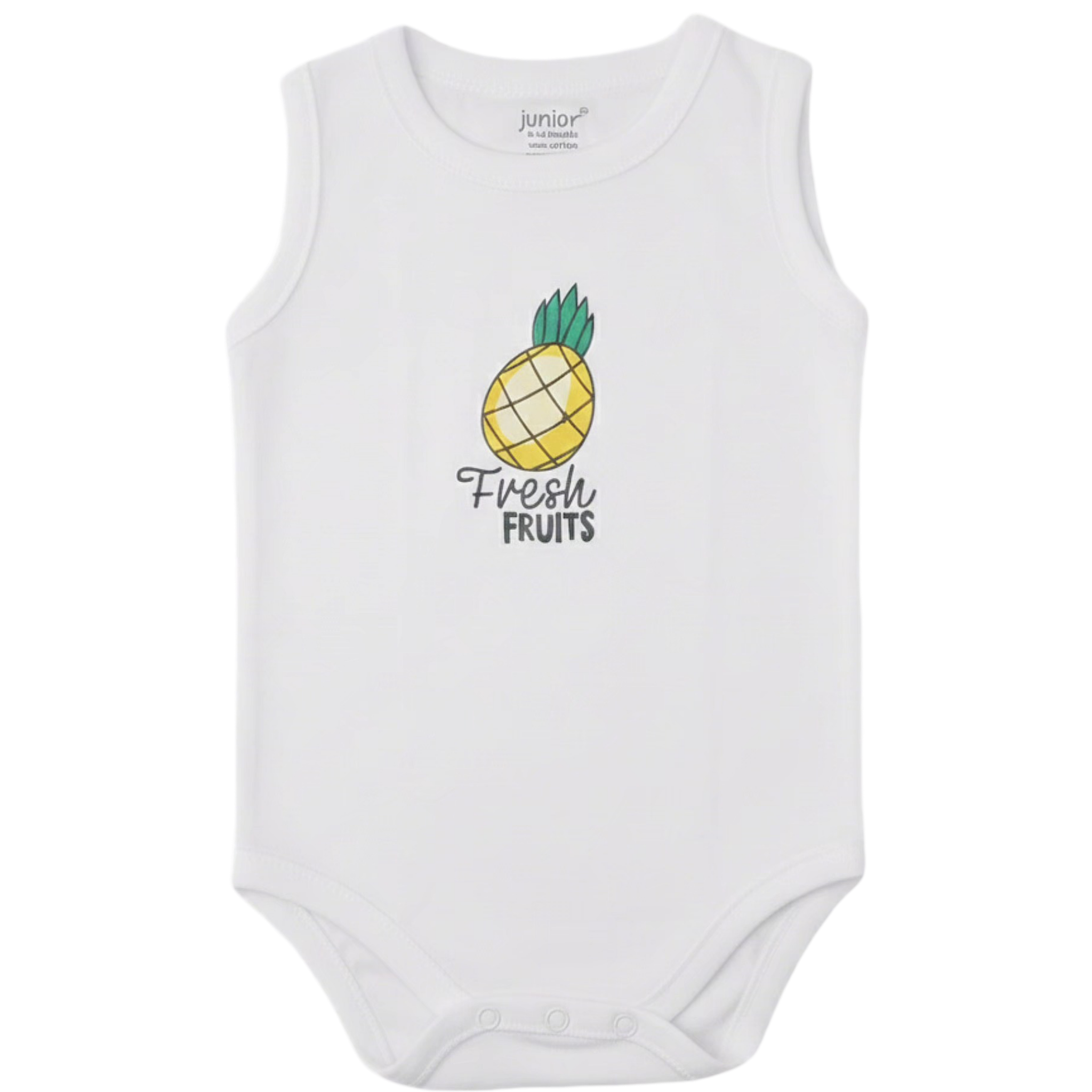 7202 Body suite sleeveless printed  P*1