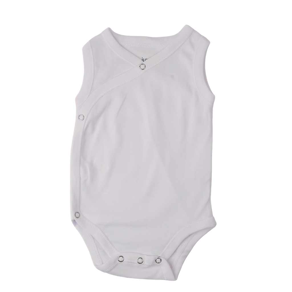 7301 - Junior - Baby - Kimono - Sleeveless - White