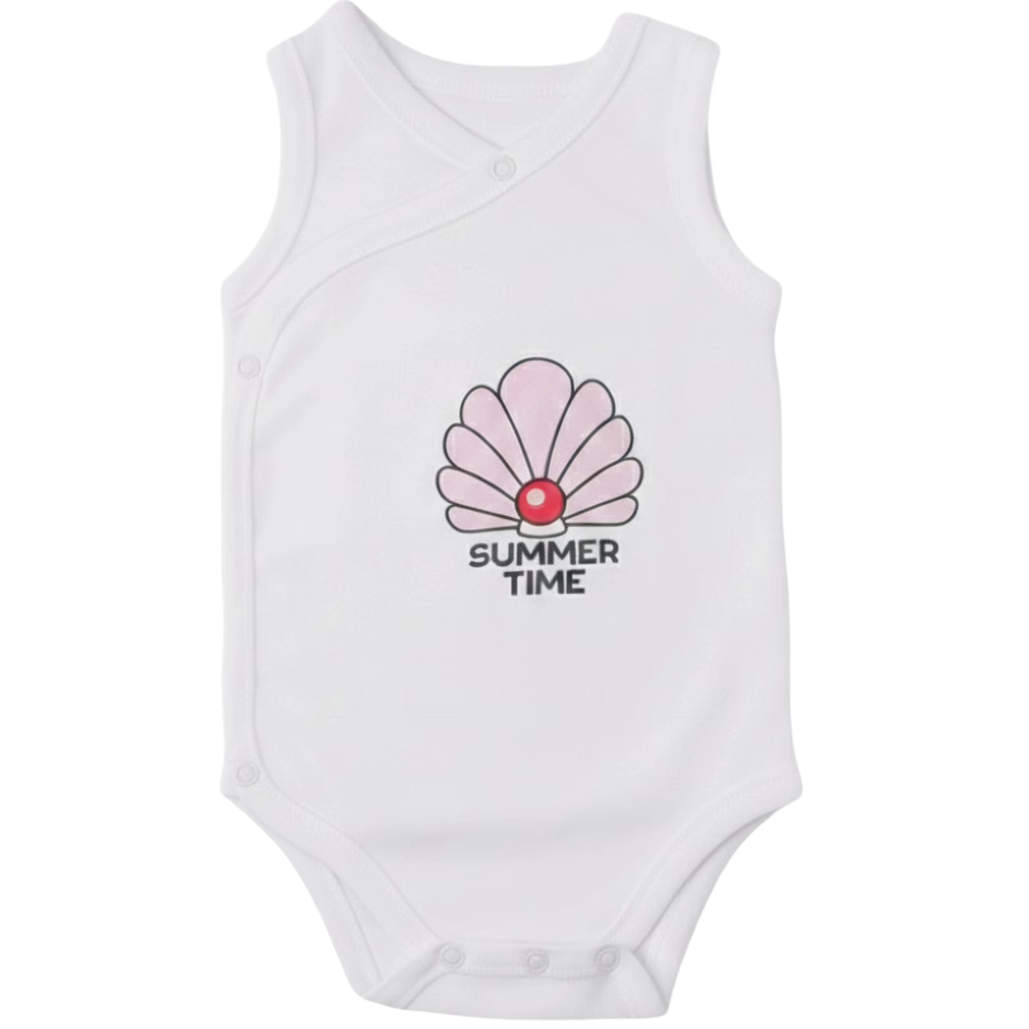 7304 Baby Kimono sleeveless Printed P*1