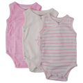 7305G - Junior - Baby - Kimono - Sleeveless - Pack of 3 - Girl