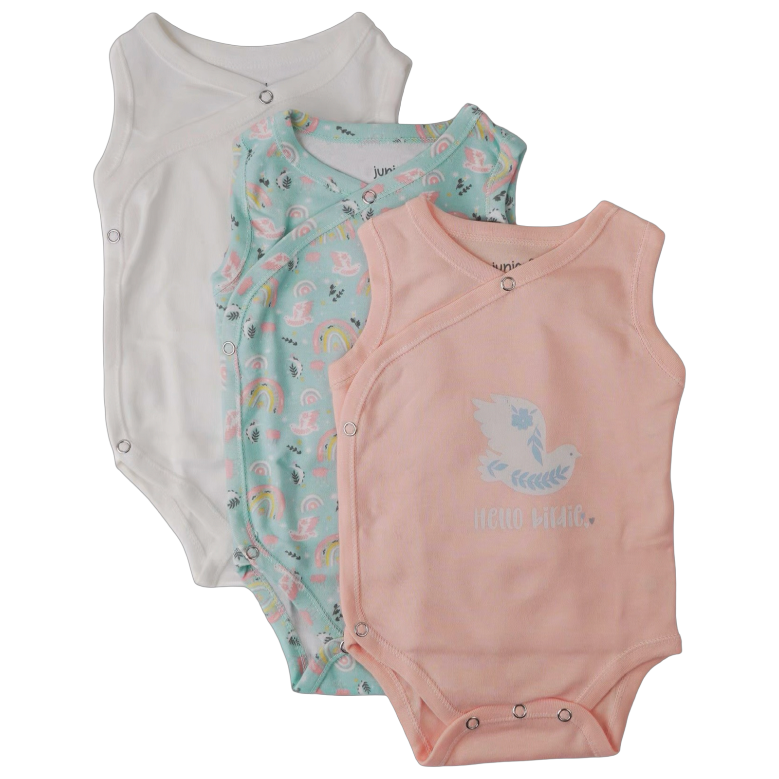 7305G - Junior - Baby - Kimono - Sleeveless - Pack of 3 - Girl