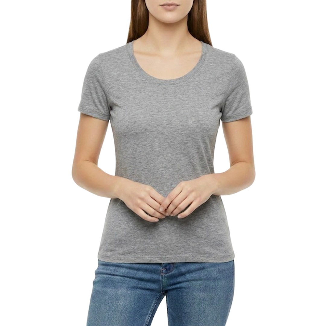 8505 - Cottonil - Women - Short Sleeve - O Neck