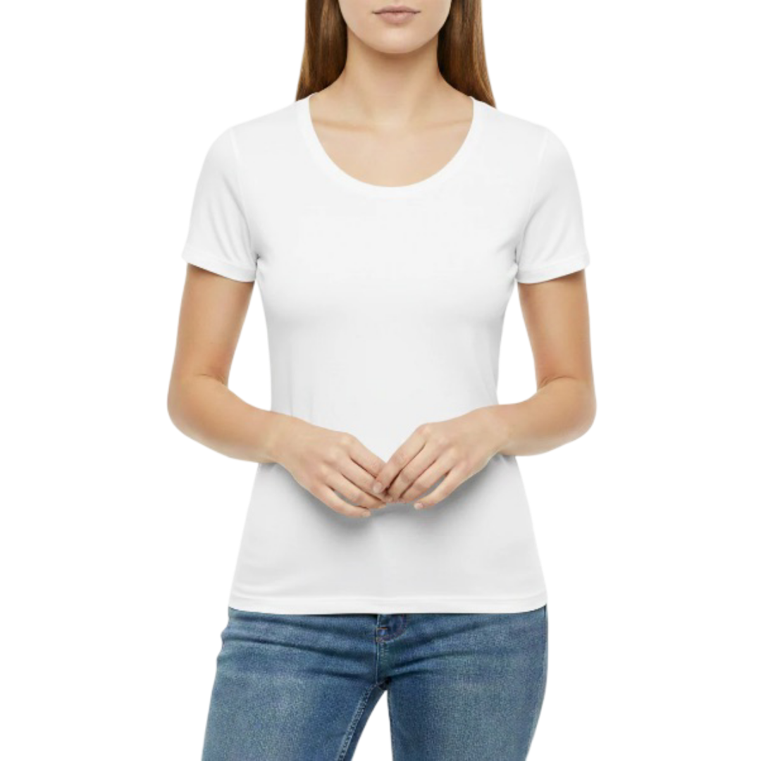 8505 - Cottonil - Women - Short Sleeve - O Neck
