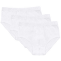 DMBrief100 P*3 Plain Brief 100% Cotton 3 Pieces