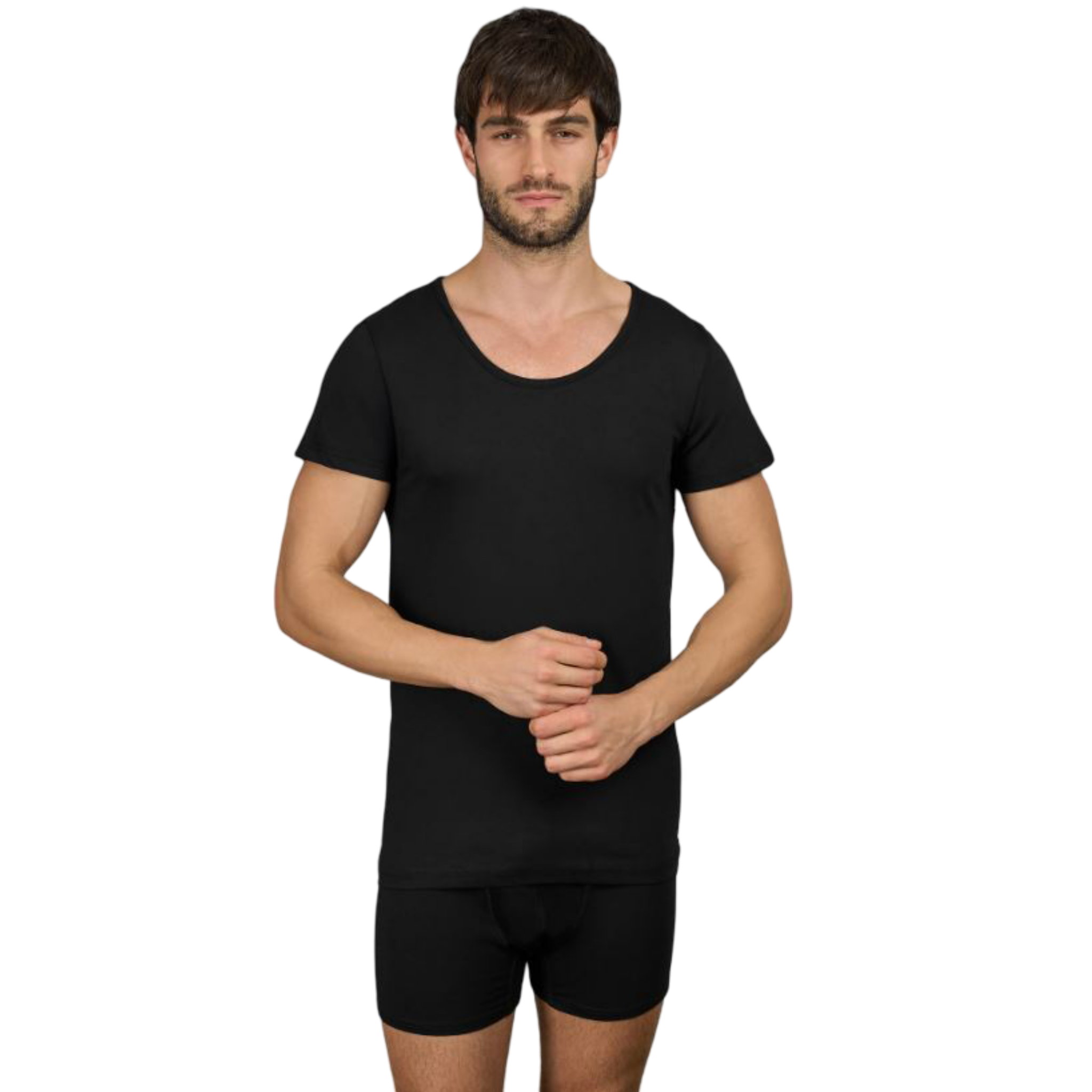 DMTop116 P*3 Men's Half Sleeve Top – 3 Pieces