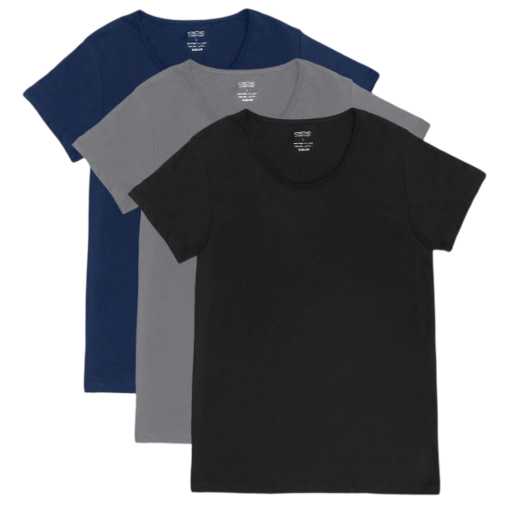 DMTop116 P*3 Men's Half Sleeve Top – 3 Pieces