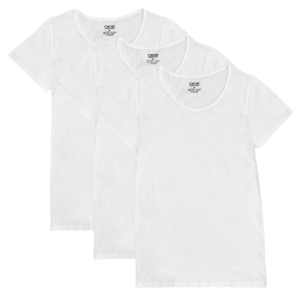 DMTop116 P*3 Men's Half Sleeve Top – 3 Pieces