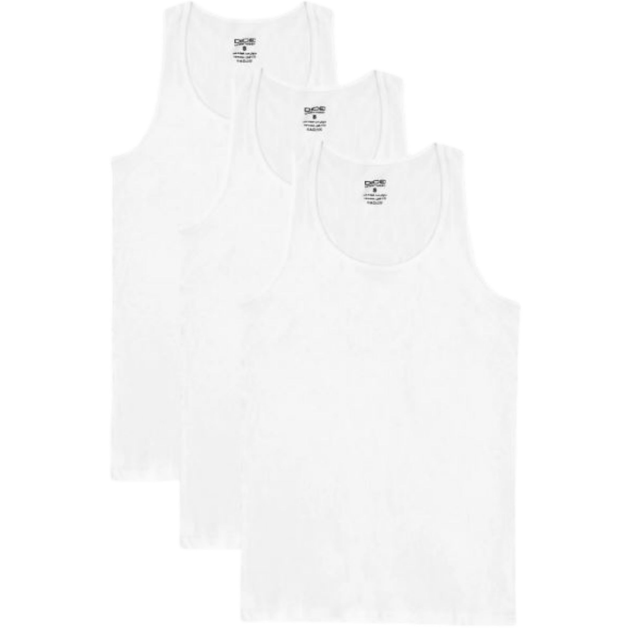 DMTop119 P*3 Tank Top 100% Cotton - 3 Pieces