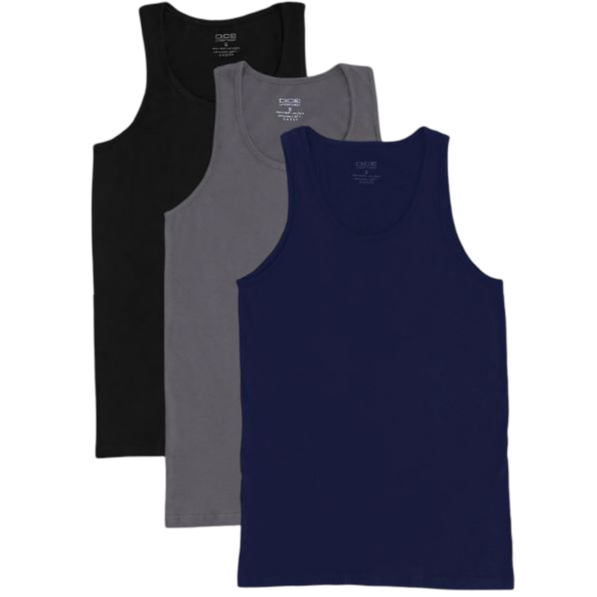 DMTop119 P*3 Tank Top 100% Cotton - 3 Pieces