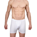 DMBoxer127 P*3 Plain Short 100% Cotton 3 Pieces white