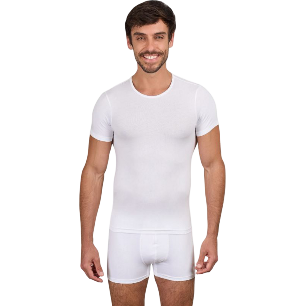 DM180CS Men's Half Sleeve Crew Neck