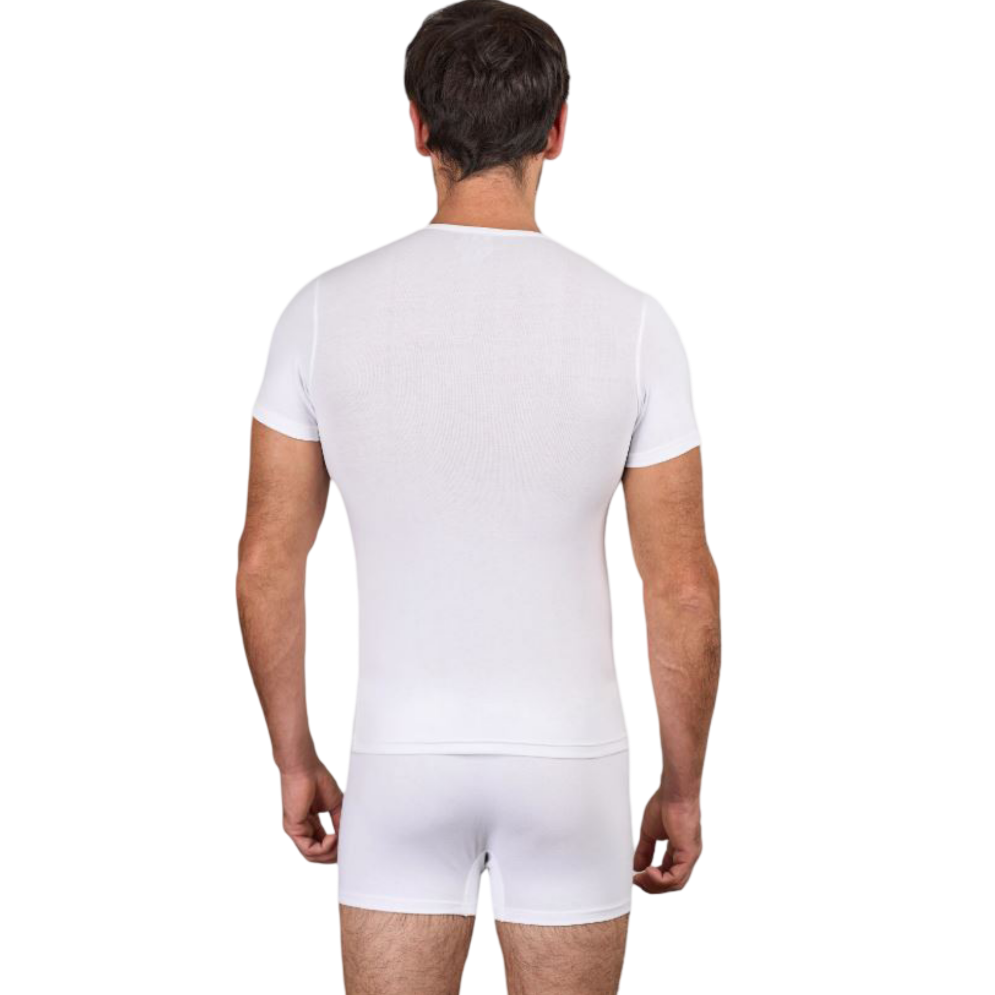 DM180CS Men's Half Sleeve Crew Neck