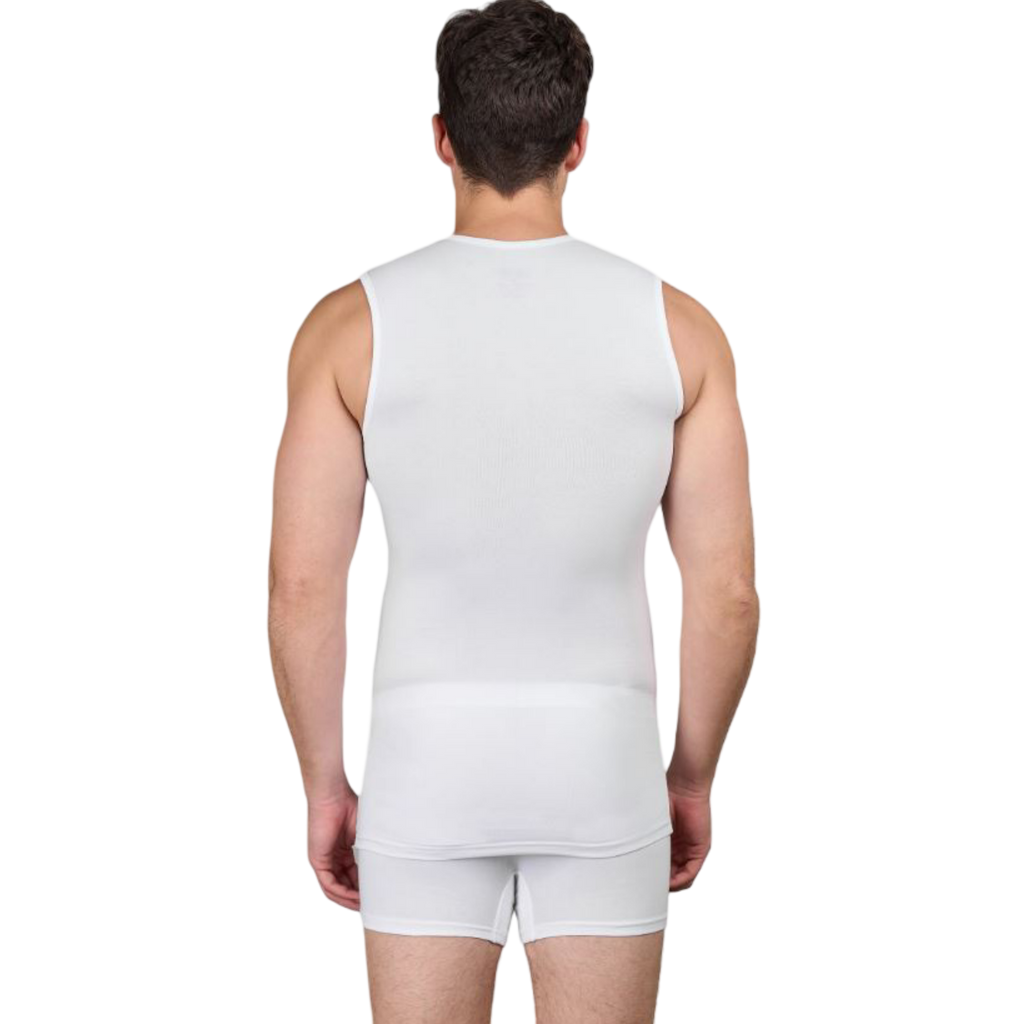 DM186CS Men's Sleeveless Top Crew Wide Strap
