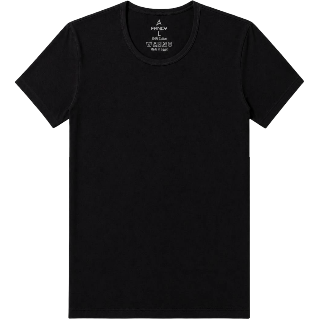 F01 - Fancy Undershirt O Neck For Men's 100% Cotton