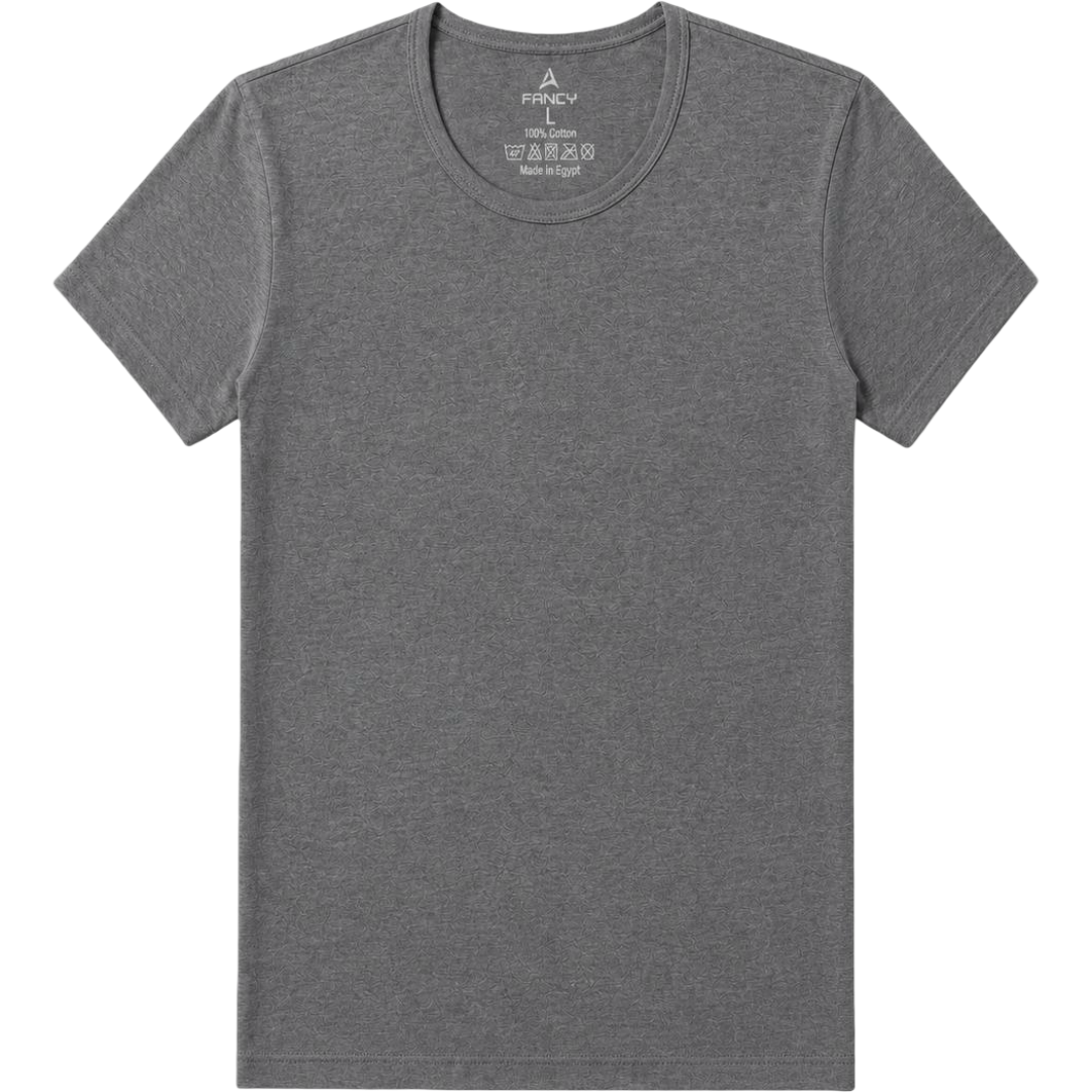 F01 - Fancy Undershirt O Neck For Men's 100% Cotton