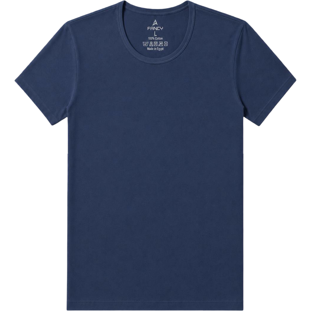 F01 - Fancy Undershirt O Neck For Men's 100% Cotton