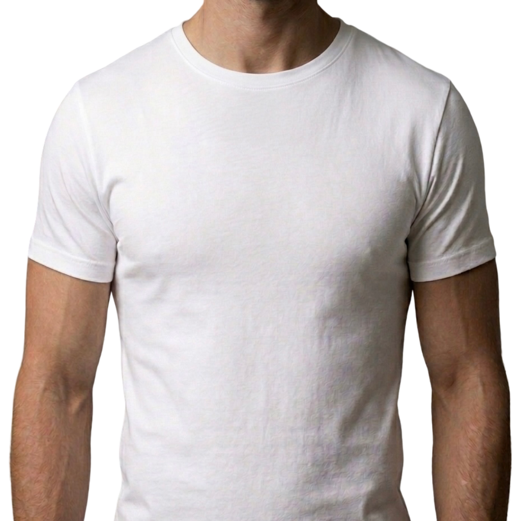 F01 - Fancy Undershirt O Neck For Men's 100% Cotton