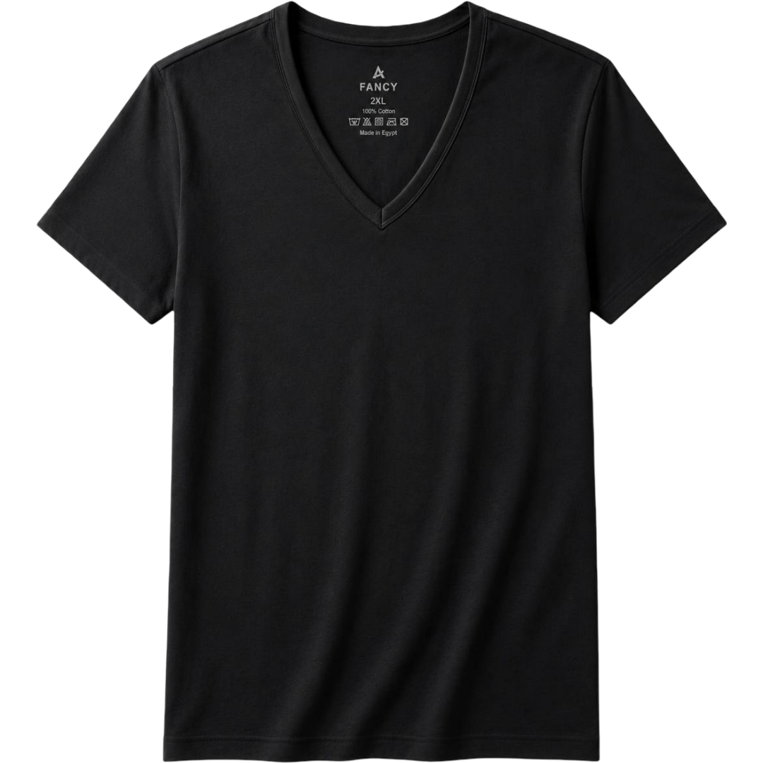F02 - Fancy Undershirt V Neck For Men's 100% Cotton
