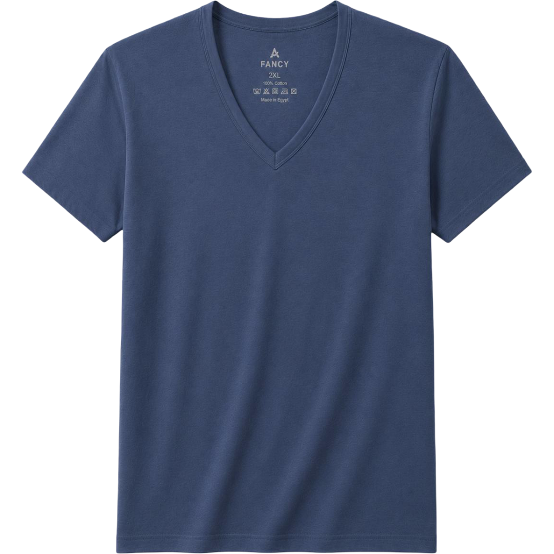 F02 - Fancy Undershirt V Neck For Men's 100% Cotton