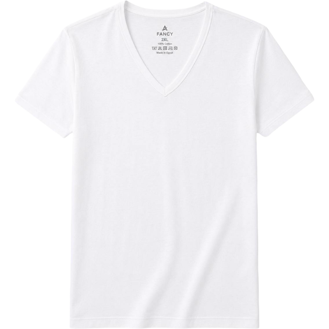 F02 - Fancy Undershirt V Neck For Men's 100% Cotton