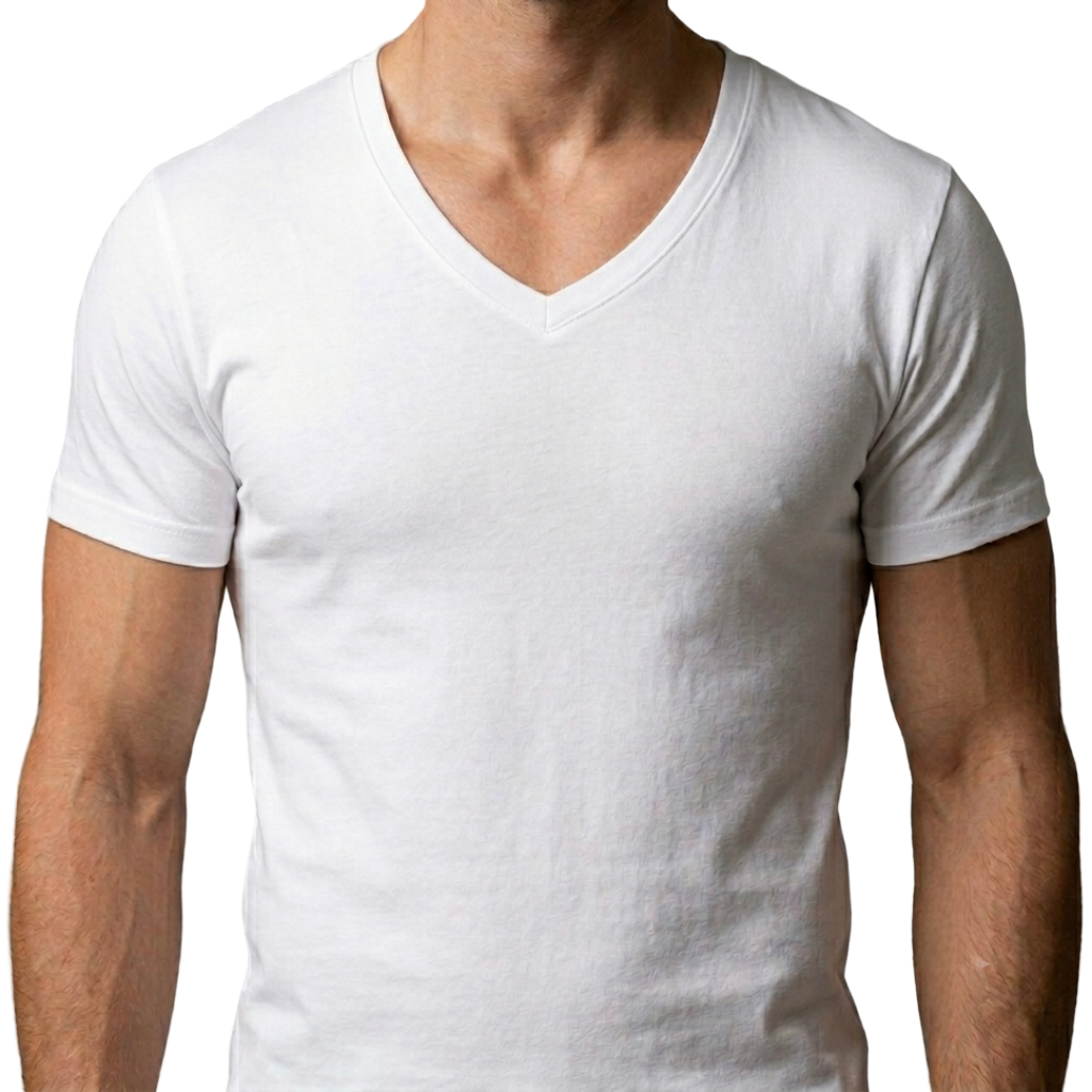 F02 - Fancy Undershirt V Neck For Men's 100% Cotton