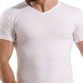 7770 - Cottonil -  Men - Short Sleeve Stretch - V Neck - 94% Cot 6% Ela