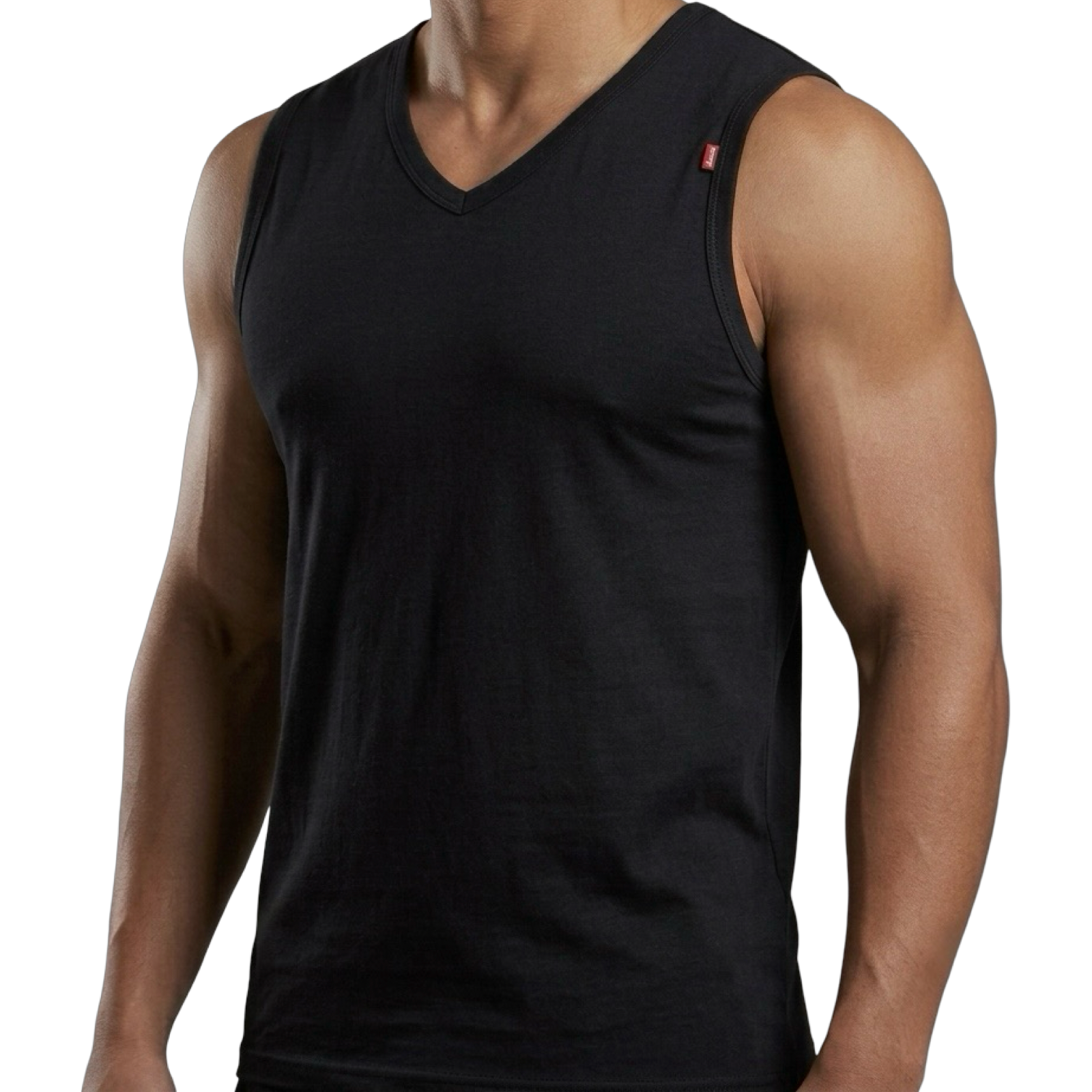 7780 - Cottonil - Men - Cut Stretch - V Neck - 94% Cot 6% Ela